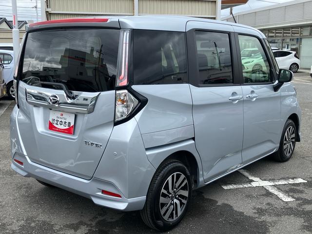 トールカスタムＧ９型ディスプレイオーディオ／ＴＶ／ＢＴ／ＵＳＢ　バックカメラ　全車速追従クルコン　ＬＥＤヘッドライト　オートライト　スマアシ　コーナーセンサー　電動駐車ブレーキ　キーフリー　革巻きステアリング　アルミ（千葉県）の中古車