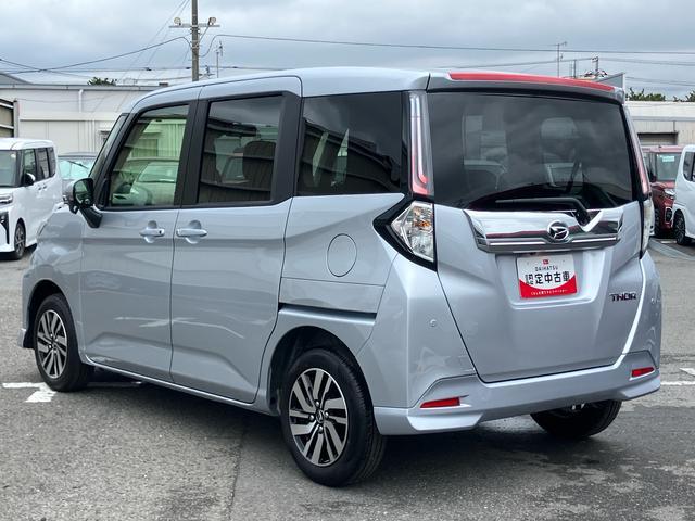 トールカスタムＧ９型ディスプレイオーディオ／ＴＶ／ＢＴ／ＵＳＢ　バックカメラ　全車速追従クルコン　ＬＥＤヘッドライト　オートライト　スマアシ　コーナーセンサー　電動駐車ブレーキ　キーフリー　革巻きステアリング　アルミ（千葉県）の中古車