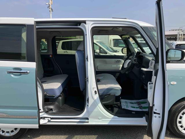 ムーヴキャンバスストライプスＧターボ両側電動スライドドア　ＬＥＤヘッドライト＆フォグランプ　シートヒーター　保温カップホルダー　電動駐車ブレーキ　バックカメラ　ステアリングスイッチ　自動追従クルコン　衝突被害軽減ブレーキ（千葉県）の中古車