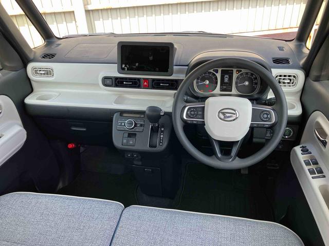 ムーヴキャンバスストライプスＧターボ両側電動スライドドア　ＬＥＤヘッドライト＆フォグランプ　シートヒーター　保温カップホルダー　電動駐車ブレーキ　バックカメラ　ステアリングスイッチ　自動追従クルコン　衝突被害軽減ブレーキ（千葉県）の中古車