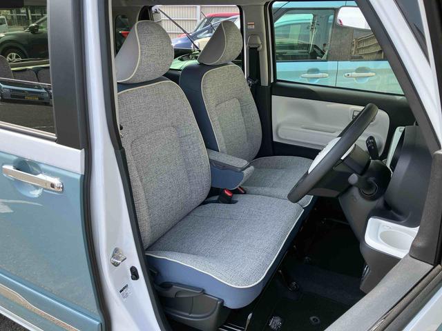 ムーヴキャンバスストライプスＧターボ両側電動スライドドア　ＬＥＤヘッドライト＆フォグランプ　シートヒーター　保温カップホルダー　電動駐車ブレーキ　バックカメラ　ステアリングスイッチ　自動追従クルコン　衝突被害軽減ブレーキ（千葉県）の中古車