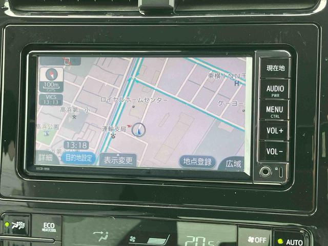 プリウスＡハイブリッド　駐車支援装置　ナビ／ワンセグ／ＢＴ　バックカメラ　全車速追従クルコン　ＬＥＤヘッドライト　オートライト　オートハイビーム　ＢＳＭ　コーナーセンサー　革巻きステアリング　ＨＵＤ　オートＡＣ（千葉県）の中古車