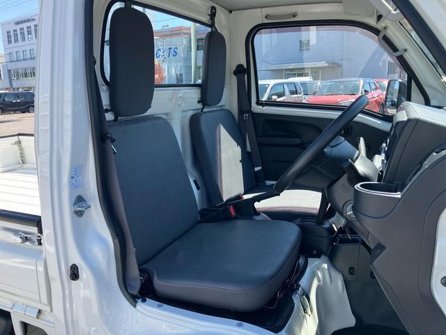 ハイゼットトラックスタンダード４ＷＤ　オートマ　荷台三方開　テールゲートチェーン　バッテリーカバー　マニュアルエアコン　パワーステアリング　スピーカー一体型ＡＭ／ＦＭラジオ　ハロゲンヘッドランプ　左右アシストグリップ　三枚リーフ（千葉県）の中古車