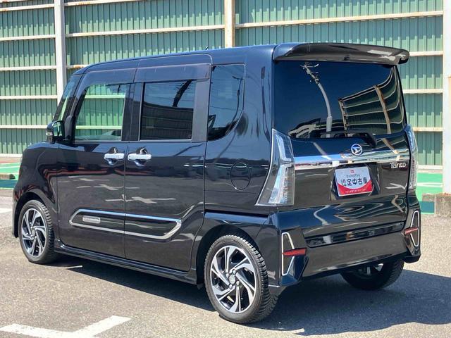 タントカスタムＲＳスタイルセレクションターボ　９型ナビ／ＴＶ／ＤＶＤ／ＢＴ／ＵＳＢ　全周囲カメラ　前後ドラレコ　ＥＴＣ　全車速追従クルコン　ＬＥＤヘッドライト　オートライト　ＡＤＢ　スマアシ　コ−ナ−センサー　シートヒーター　両電スライド（千葉県）の中古車