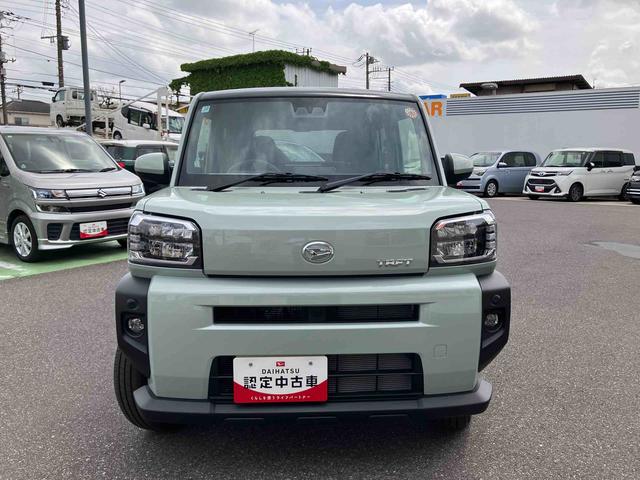 タフトＧオーディオレス仕様車　衝突回避支援ブレーキ　誤発進抑制装置　横滑防止装置　アイドリングストップ　スマートキー　プッシュボタンスタート　盗難防止装置　イモビライザー　シートヒーター　オートエアコン（千葉県）の中古車