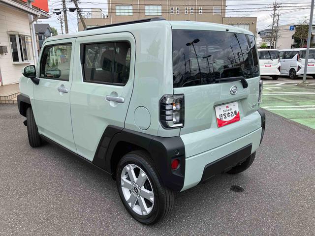 タフトＧオーディオレス仕様車　衝突回避支援ブレーキ　誤発進抑制装置　横滑防止装置　アイドリングストップ　スマートキー　プッシュボタンスタート　盗難防止装置　イモビライザー　シートヒーター　オートエアコン（千葉県）の中古車