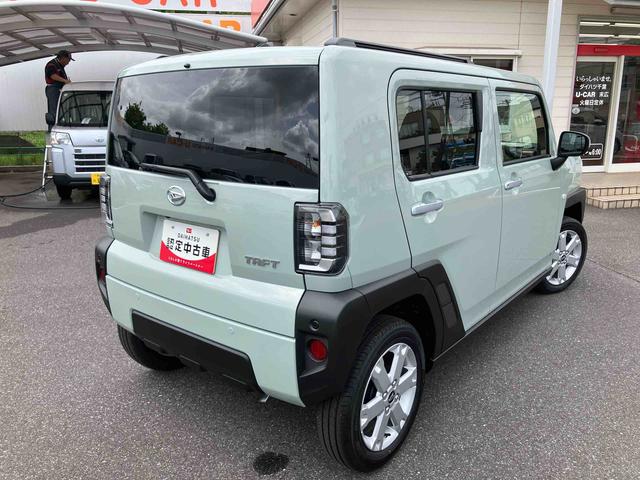 タフトＧオーディオレス仕様車　衝突回避支援ブレーキ　誤発進抑制装置　横滑防止装置　アイドリングストップ　スマートキー　プッシュボタンスタート　盗難防止装置　イモビライザー　シートヒーター　オートエアコン（千葉県）の中古車