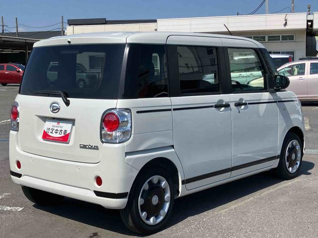 ムーヴキャンバスＧブラックアクセントＶＳ　ＳＡIIIナビ／ＴＶ／ＤＶＤ／ＢＴ／ＵＳＢ　全周囲カメラ　前後ドラレコ　運転席シートヒーター　ＬＥＤヘッドライト　オートライト　スマアシ　置き楽ＢＯＸ　フロントガラスデアイサー　両側電動スライドドア　キーフリー（千葉県）の中古車