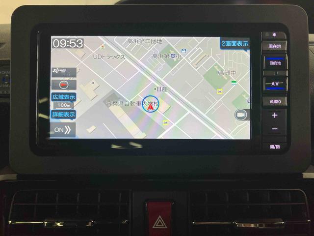 タントカスタムＸバックカメラ連動フルセグナビ　ＵＳＢ接続　ブルートゥース対応　ＴＶナビキット　フロント．リヤドライブレコーダー連動　運転席ロングスライドシート　前席シートヒーター　オートライト　オートハイビーム（千葉県）の中古車