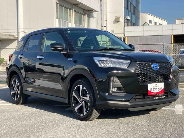 ロッキープレミアムＧ　ＨＥＶＨＥＶ　バックカメラ　全車速追従クルコン　ＬＥＤヘッドランプ　オートライト　ＡＤＢ　リヤフォグランプ　スマアシ　コーナーセンサー　シートヒーター　革巻ステアリング　電動駐車ブレーキ　キーフリー　アルミ（千葉県）の中古車