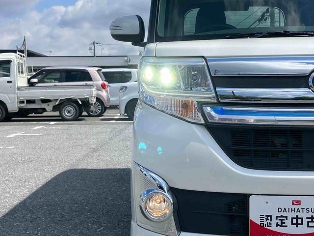 タントカスタムＲＳ　トップエディションＳＡ４ＷＤ　ターボ　ナビ／ＴＶ／ＤＶＤ／ＢＴ　バックカメラ　ＥＴＣ　トップシェイドガラス　ＬＥＤヘッドライト　オートライト　スマアシ　両側電動スライド　革巻ステア　キーフリー　イモビライザー　盗難防止警報（千葉県）の中古車