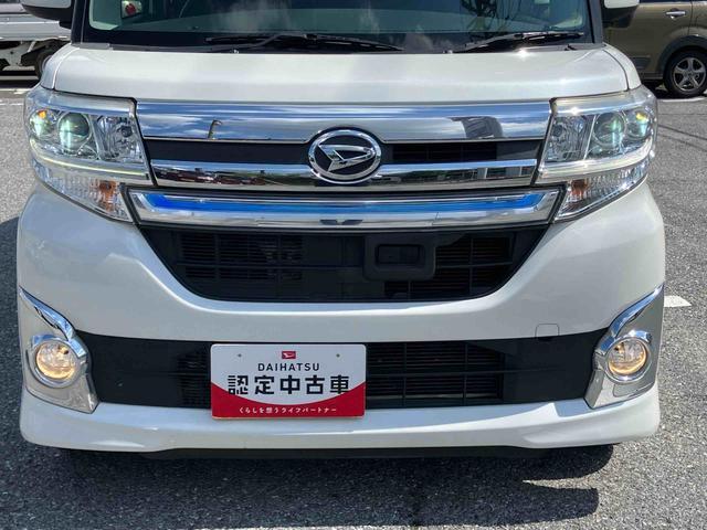 タントカスタムＲＳ　トップエディションＳＡ４ＷＤ　ターボ　ナビ／ＴＶ／ＤＶＤ／ＢＴ　バックカメラ　ＥＴＣ　トップシェイドガラス　ＬＥＤヘッドライト　オートライト　スマアシ　両側電動スライド　革巻ステア　キーフリー　イモビライザー　盗難防止警報（千葉県）の中古車