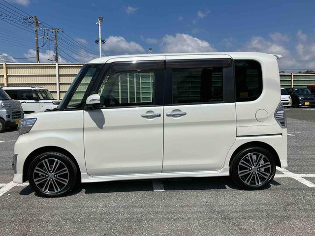 タントカスタムＲＳ　トップエディションＳＡ４ＷＤ　ターボ　ナビ／ＴＶ／ＤＶＤ／ＢＴ　バックカメラ　ＥＴＣ　トップシェイドガラス　ＬＥＤヘッドライト　オートライト　スマアシ　両側電動スライド　革巻ステア　キーフリー　イモビライザー　盗難防止警報（千葉県）の中古車