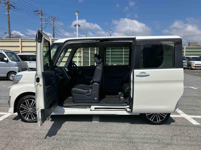 タントカスタムＲＳ　トップエディションＳＡ４ＷＤ　ターボ　ナビ／ＴＶ／ＤＶＤ／ＢＴ　バックカメラ　ＥＴＣ　トップシェイドガラス　ＬＥＤヘッドライト　オートライト　スマアシ　両側電動スライド　革巻ステア　キーフリー　イモビライザー　盗難防止警報（千葉県）の中古車