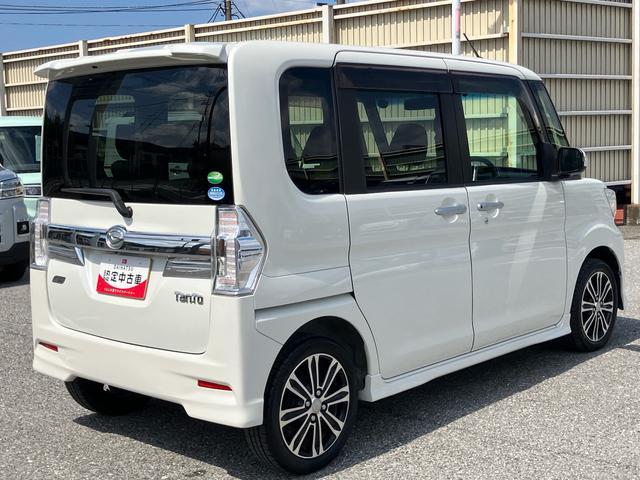 タントカスタムＲＳ　トップエディションＳＡ４ＷＤ　ターボ　ナビ／ＴＶ／ＤＶＤ／ＢＴ　バックカメラ　ＥＴＣ　トップシェイドガラス　ＬＥＤヘッドライト　オートライト　スマアシ　両側電動スライド　革巻ステア　キーフリー　イモビライザー　盗難防止警報（千葉県）の中古車