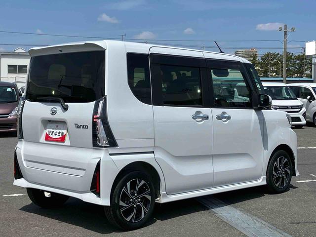 タントカスタムＸ両側電動スライドドア　バックカメラ　ＬＥＤヘッドライト　フォグランプ　オートライト　オートハイビーム　スマアシ　シートヒーター　前後コ−ナ−センサー　電動駐車ブレーキ　キーフリー　アルミホイール　ＣＤ（千葉県）の中古車