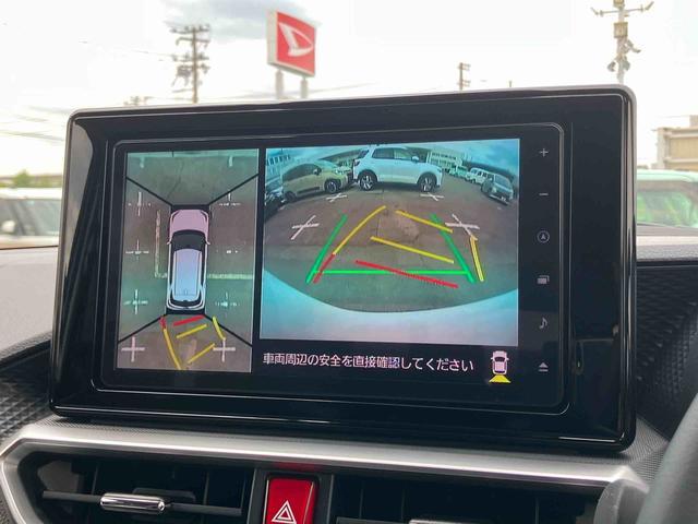 ロッキープレミアム４ＷＤ　ターボ　９型ナビ／ＴＶ／ＤＶＤ／ＢＴ／ＵＳＢ　全周囲カメラ　前後ドラレコ　ＥＴＣ　全車速追従クルコン　ＬＥＤヘッドランプ　オートライト　リヤフォグランプ　コーナーセンサー　シートヒータ　アルミ（千葉県）の中古車