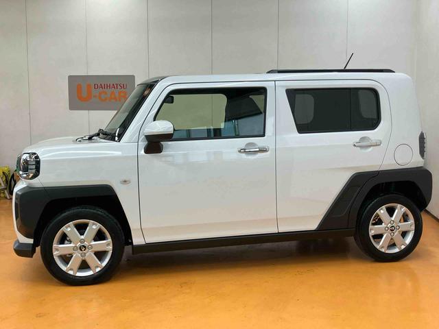 タフトＧターボ　クロムベンチャーターボ　ガラスルーフ　ルーフレール　バックカメラ　ＬＥＤヘッドランプ　オートライト　シートヒーター　前後コ−ナ−センサー　革巻きハンドル　電動駐車ブレーキ　キーフリーシステム　アルミホイール　ステリモ（千葉県）の中古車