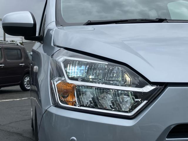 ミライースＸ　ＳＡIIIＬＥＤヘッドランプ　オートライト　オートハイビーム　前後コーナーセンサー　電動格納ドアミラー　スモークガラス　デジタルメーター　サイドレバー式駐車ブレーキ　キーレスエントリー　盗難防止警報　スマアシ（千葉県）の中古車