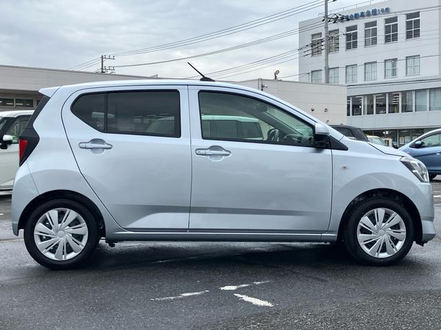 ミライースＸ　ＳＡIIIＬＥＤヘッドランプ　オートライト　オートハイビーム　前後コーナーセンサー　電動格納ドアミラー　スモークガラス　デジタルメーター　サイドレバー式駐車ブレーキ　キーレスエントリー　盗難防止警報　スマアシ（千葉県）の中古車