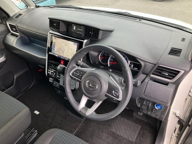 トールカスタムG ターボターボ 9型ナビ/地デジ/DVD/BT/USB 全周囲カメラ 全車速追従クルコン LEDヘッドライト オートライト シートヒーター スマアシ コーナーセンサー 電動駐車ブレーキ キーフリー 社外アルミ(千葉県)の中古車