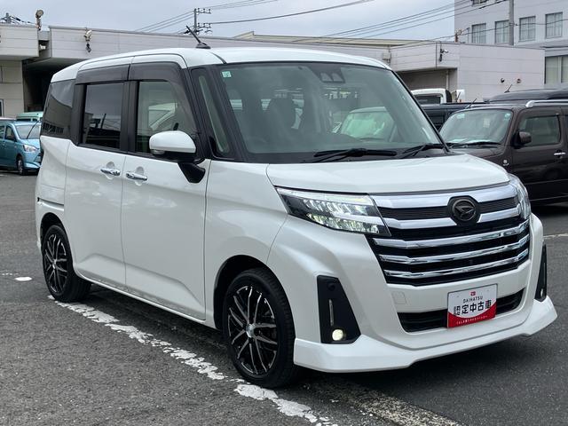 トールカスタムG ターボターボ 9型ナビ/地デジ/DVD/BT/USB 全周囲カメラ 全車速追従クルコン LEDヘッドライト オートライト シートヒーター スマアシ コーナーセンサー 電動駐車ブレーキ キーフリー 社外アルミ(千葉県)の中古車