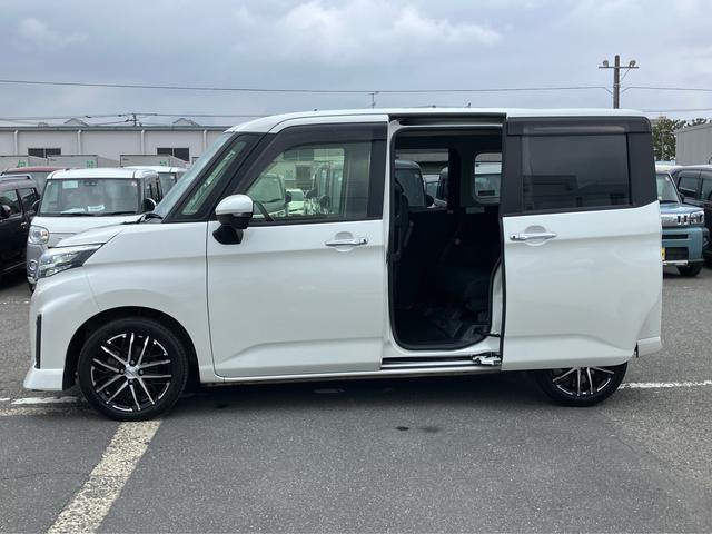 トールカスタムG ターボターボ 9型ナビ/地デジ/DVD/BT/USB 全周囲カメラ 全車速追従クルコン LEDヘッドライト オートライト シートヒーター スマアシ コーナーセンサー 電動駐車ブレーキ キーフリー 社外アルミ(千葉県)の中古車