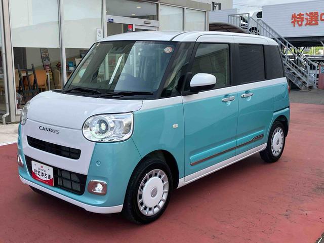 ムーヴキャンバスストライプスＧ衝突回避支援ブレーキ・キーフリー・ＬＥＤヘッドランプ・純正ホイールキャップ・エコアイドル・両側パワースライドドア・バックカメラ・電動格納ミラー・パワーウィンドウ・オートエアコン・（千葉県）の中古車