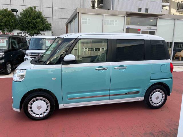 ムーヴキャンバスストライプスＧ衝突回避支援ブレーキ・キーフリー・ＬＥＤヘッドランプ・純正ホイールキャップ・エコアイドル・両側パワースライドドア・バックカメラ・電動格納ミラー・パワーウィンドウ・オートエアコン・（千葉県）の中古車