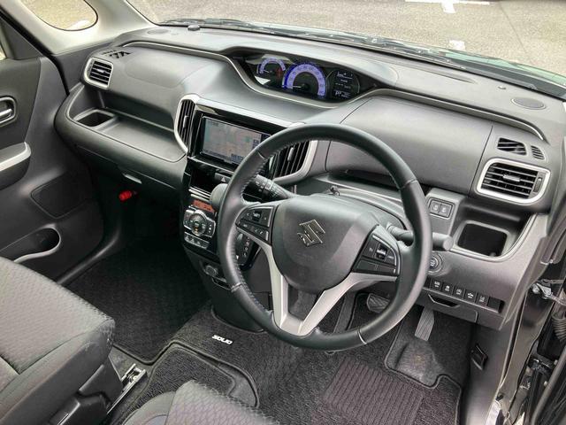 ソリオバンディットハイブリッドＭＶハイブリッド　ナビ／ＴＶ／ＤＶＤ／ＢＴ／ＵＳＢ　バックカメラ　ＥＴＣ　ドラレコ　クルコン　アルミ　運転席シートヒーター　ＬＥＤヘッドライト　オートライト　両側スライドドア　衝突軽減装置　革巻きハンドル（千葉県）の中古車