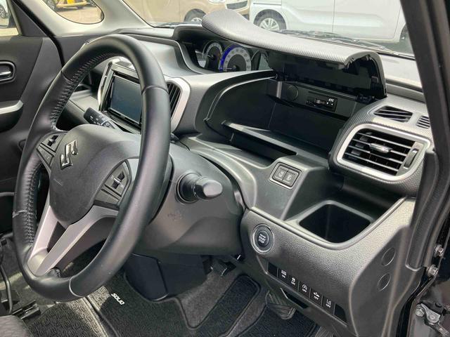 ソリオバンディットハイブリッドＭＶハイブリッド　ナビ／ＴＶ／ＤＶＤ／ＢＴ／ＵＳＢ　バックカメラ　ＥＴＣ　ドラレコ　クルコン　アルミ　運転席シートヒーター　ＬＥＤヘッドライト　オートライト　両側スライドドア　衝突軽減装置　革巻きハンドル（千葉県）の中古車