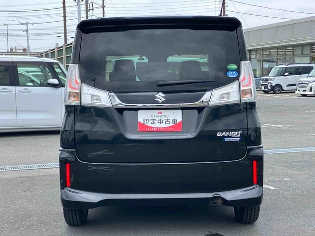 ソリオバンディットハイブリッドＭＶハイブリッド　ナビ／ＴＶ／ＤＶＤ／ＢＴ／ＵＳＢ　バックカメラ　ＥＴＣ　ドラレコ　クルコン　アルミ　運転席シートヒーター　ＬＥＤヘッドライト　オートライト　両側スライドドア　衝突軽減装置　革巻きハンドル（千葉県）の中古車