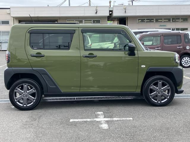 タフトＧ　ダーククロムベンチャー　エコアイドル非装着車９型ＤＰＡ／地デジ／ＢＴ　バックカメラ　前後ドラレコ　ガラスルーフ　ルーフレール　ＬＥＤヘッドランプ　オートライト　ＡＤＢ　スマアシ　前後コーナーセンサー　シートヒーター　電動駐車ブレーキ　キーフリー（千葉県）の中古車