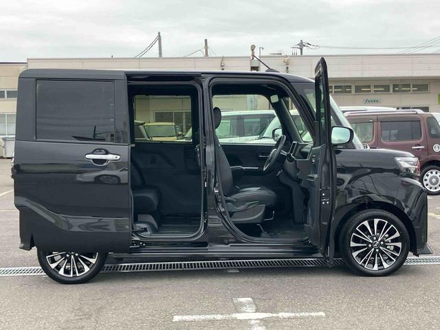 タントカスタムＲＳリミテッドターボ　バックカメラ　全車速追従クルコン　両側電動スライドドア　ＬＥＤヘッドライト　オートライト　オートハイビーム　ＡＤＢ　シートヒーター　コ−ナ−センサー　電動駐車ブレーキ　アルミホイール　ステリモ（千葉県）の中古車