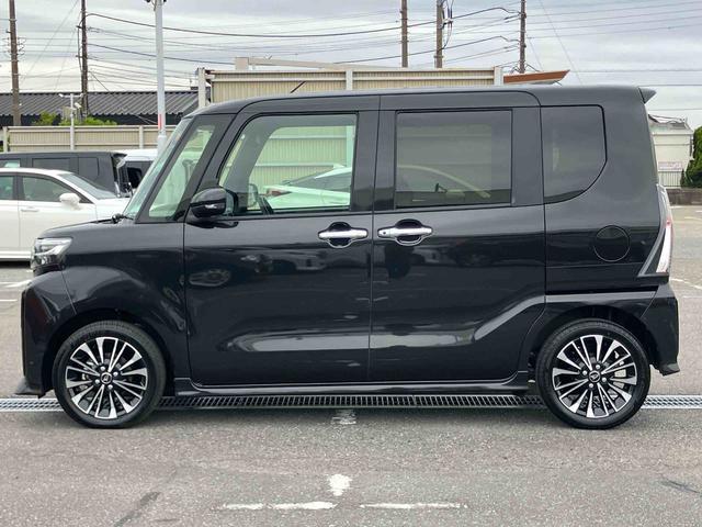 タントカスタムＲＳリミテッドターボ　バックカメラ　全車速追従クルコン　両側電動スライドドア　ＬＥＤヘッドライト　オートライト　オートハイビーム　ＡＤＢ　シートヒーター　コ−ナ−センサー　電動駐車ブレーキ　アルミホイール　ステリモ（千葉県）の中古車