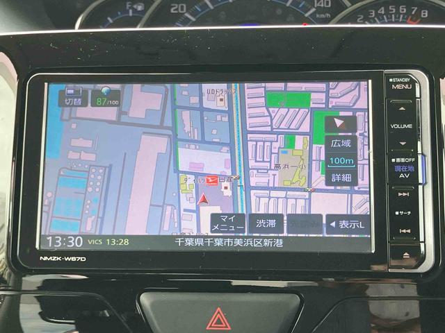 タントカスタムＸ　ＳＡIIIナビ／ＴＶ／ＤＶＤ／ＢＴ／ＵＳＢ　バックカメラ　ドラレコ　運転席シートヒーター　ＬＥＤヘッドライト　オートライト　オートハイビーム　両側スライド（左側電動）　キーフリー　盗難防止警報　アルミホイール（千葉県）の中古車
