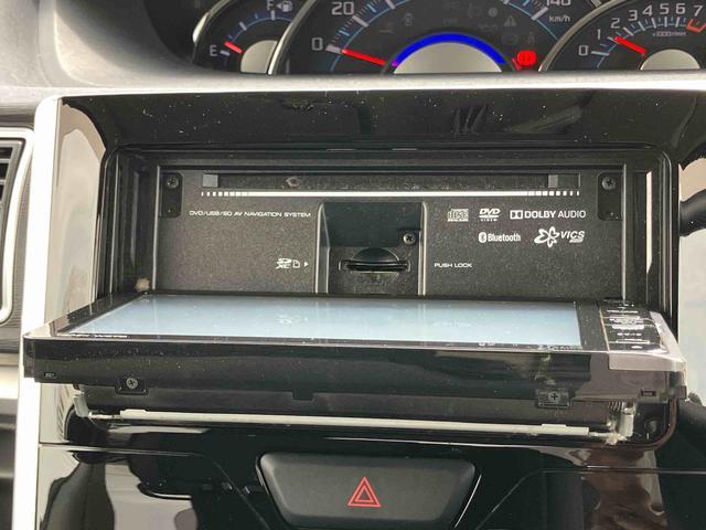タントカスタムＸ　ＳＡIIIナビ／ＴＶ／ＤＶＤ／ＢＴ／ＵＳＢ　バックカメラ　ドラレコ　運転席シートヒーター　ＬＥＤヘッドライト　オートライト　オートハイビーム　両側スライド（左側電動）　キーフリー　盗難防止警報　アルミホイール（千葉県）の中古車
