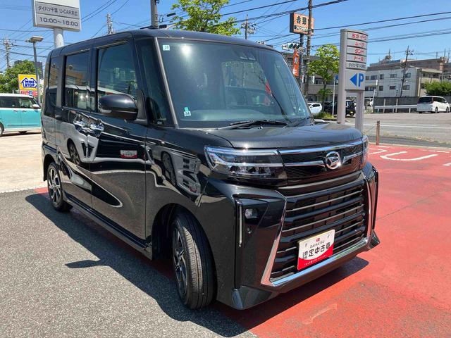 タントカスタムＸリミテッド両側電動スライドドア　オーディオレス　衝突回避支援ブレーキ　誤発進抑制装置　アイドリングストップ　スマートキー　プッシュボタンスタート　盗難防止装置　イモビライザー　オートライト　オートハイビーム（千葉県）の中古車
