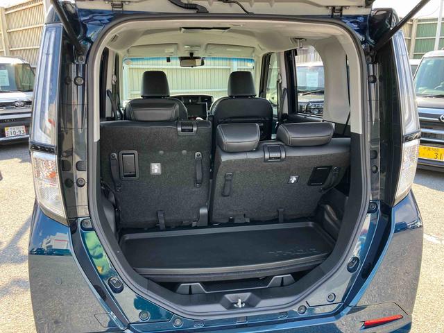 トールカスタムＧ９型ナビ／ＢＴ／ＴＶ／ＤＩＳＣ／全周囲カメラ　後席モニター　前後ドラレコ　ＥＴＣ　シートヒーター　シートバックテーブル　両側パワスラ　ＬＥＤヘッド／フォグ　１４インチアルミ　クルコン　スマートキー（千葉県）の中古車
