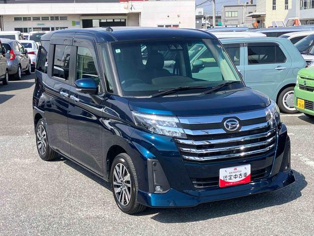 トールカスタムＧ９型ナビ／ＢＴ／ＴＶ／ＤＩＳＣ／全周囲カメラ　後席モニター　前後ドラレコ　ＥＴＣ　シートヒーター　シートバックテーブル　両側パワスラ　ＬＥＤヘッド／フォグ　１４インチアルミ　クルコン　スマートキー（千葉県）の中古車