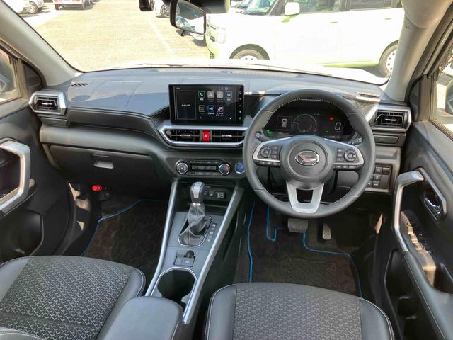 ロッキープレミアムG HEV9型DPオーディオ/BT/TV/全周囲カメラ/駐車支援 前後ドラレコ ETC2.0 LEDヘッド/前後フォグ 17インチアルミ シートヒーター 電動駐車ブレーキ 自動追従クルコン 衝突被害軽減ブレーキ(千葉県)の中古車