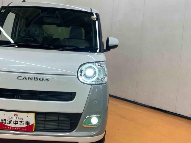 ムーヴキャンバスストライプスGスマアシ ダイハツ予防安全機能 置きラクボックス ホットカップホルダー オートブレーキホールド付き電動パーキング オートライト オートハイビーム LEDヘッドライト プッシュエンジンスタート(千葉県)の中古車