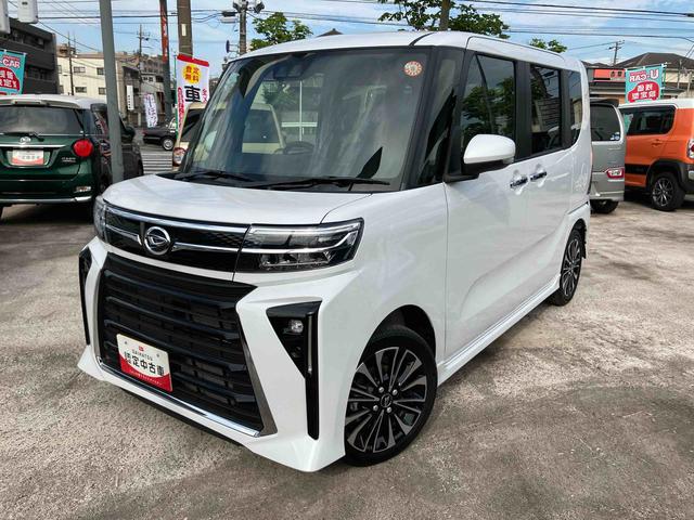 タントカスタムRSリミテッドオーディオレス仕様 両側電動スライドドア ターボ車 衝突回避支援ブレーキ 誤発進抑制装置 アイドリングストップ スマートキー プッシュボタンスタート 盗難防止装置 イモビライザー オートライト(千葉県)の中古車