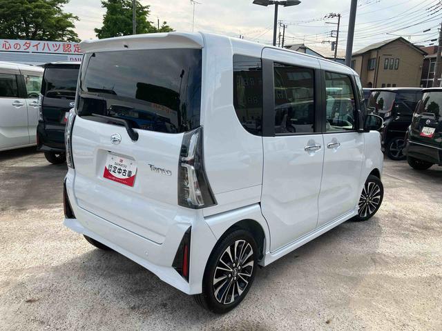 タントカスタムRSリミテッドオーディオレス仕様 両側電動スライドドア ターボ車 衝突回避支援ブレーキ 誤発進抑制装置 アイドリングストップ スマートキー プッシュボタンスタート 盗難防止装置 イモビライザー オートライト(千葉県)の中古車