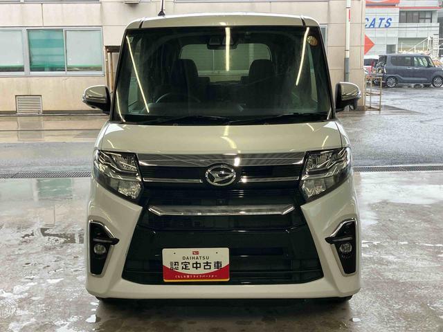 タントカスタムRSターボ 9型ナビ/TV/DVD/BT/USB 全周囲カメラ 前後ドラレコ ETC 全車速追従クルコン LEDヘッドライト オートライト スマアシ コ−ナ−センサー シートヒーター 両側電動スライドドア(千葉県)の中古車