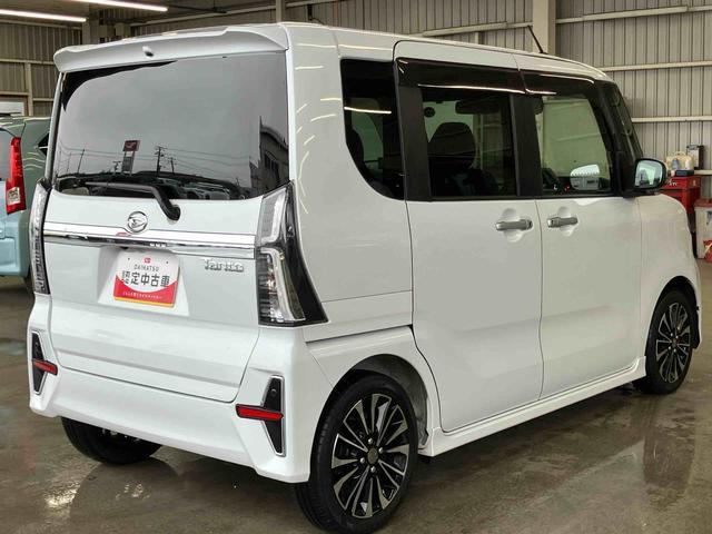 タントカスタムRSターボ 9型ナビ/TV/DVD/BT/USB 全周囲カメラ 前後ドラレコ ETC 全車速追従クルコン LEDヘッドライト オートライト スマアシ コ−ナ−センサー シートヒーター 両側電動スライドドア(千葉県)の中古車