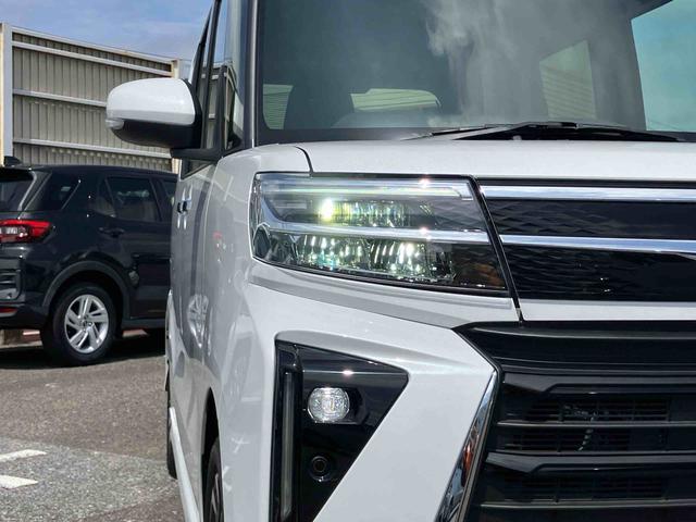 タントカスタムＲＳ９型ＤＰオーディオ／ＢＴ／ＴＶ／バックカメラ　ターボ　１５インチアルミ　両側電動スライドドア　ＬＥＤヘッド／フォグ　スマートキー　シートヒーター　上下２段調節式デッキボード　衝突被害軽減ブレーキ（千葉県）の中古車