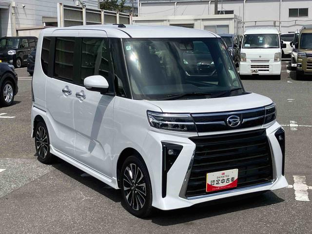タントカスタムＲＳ９型ＤＰオーディオ／ＢＴ／ＴＶ／バックカメラ　ターボ　１５インチアルミ　両側電動スライドドア　ＬＥＤヘッド／フォグ　スマートキー　シートヒーター　上下２段調節式デッキボード　衝突被害軽減ブレーキ（千葉県）の中古車