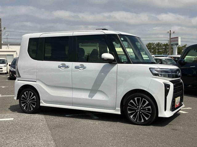 タントカスタムＲＳ９型ＤＰオーディオ／ＢＴ／ＴＶ／バックカメラ　ターボ　１５インチアルミ　両側電動スライドドア　ＬＥＤヘッド／フォグ　スマートキー　シートヒーター　上下２段調節式デッキボード　衝突被害軽減ブレーキ（千葉県）の中古車