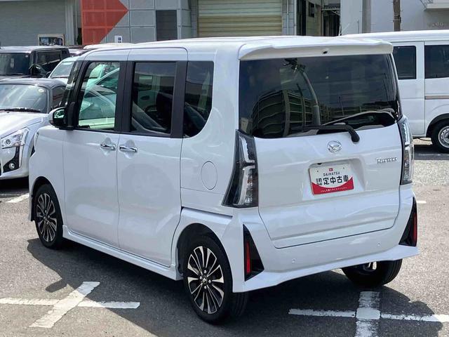 タントカスタムＲＳ９型ＤＰオーディオ／ＢＴ／ＴＶ／バックカメラ　ターボ　１５インチアルミ　両側電動スライドドア　ＬＥＤヘッド／フォグ　スマートキー　シートヒーター　上下２段調節式デッキボード　衝突被害軽減ブレーキ（千葉県）の中古車